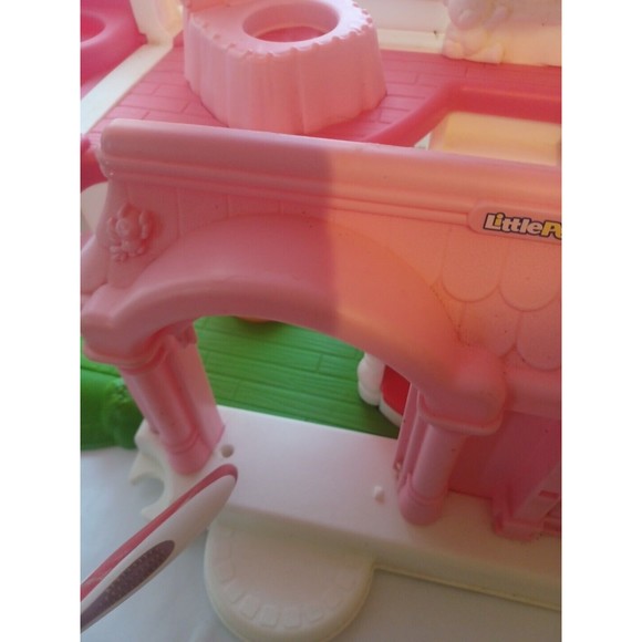 Fisher Price Little People Happy Sounds Home Pink Doll House - Picture 15 of 16